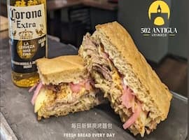 502 Antigua in Taichung offers great sandwiches like this one